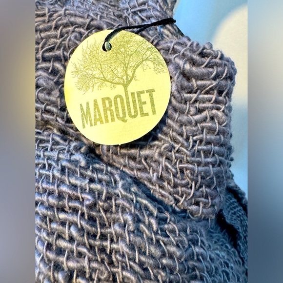 NWT 100% cotton blue scarf natural fibers new with tag Stockings stuffer - Picture 5 of 6